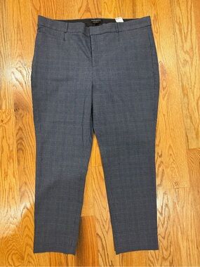 Banana Republic Gray Plaid Dress Pants